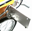 Nummerplaathouder ALU (L/R), blanco
