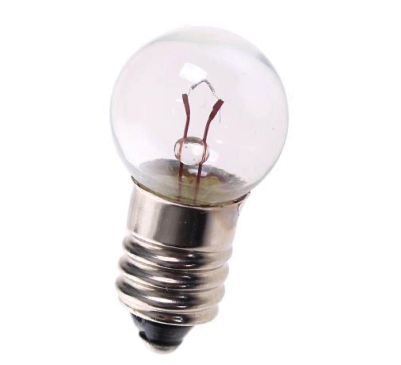 Lamp E10 6V / 7.5W (Big bulb d.14mm)