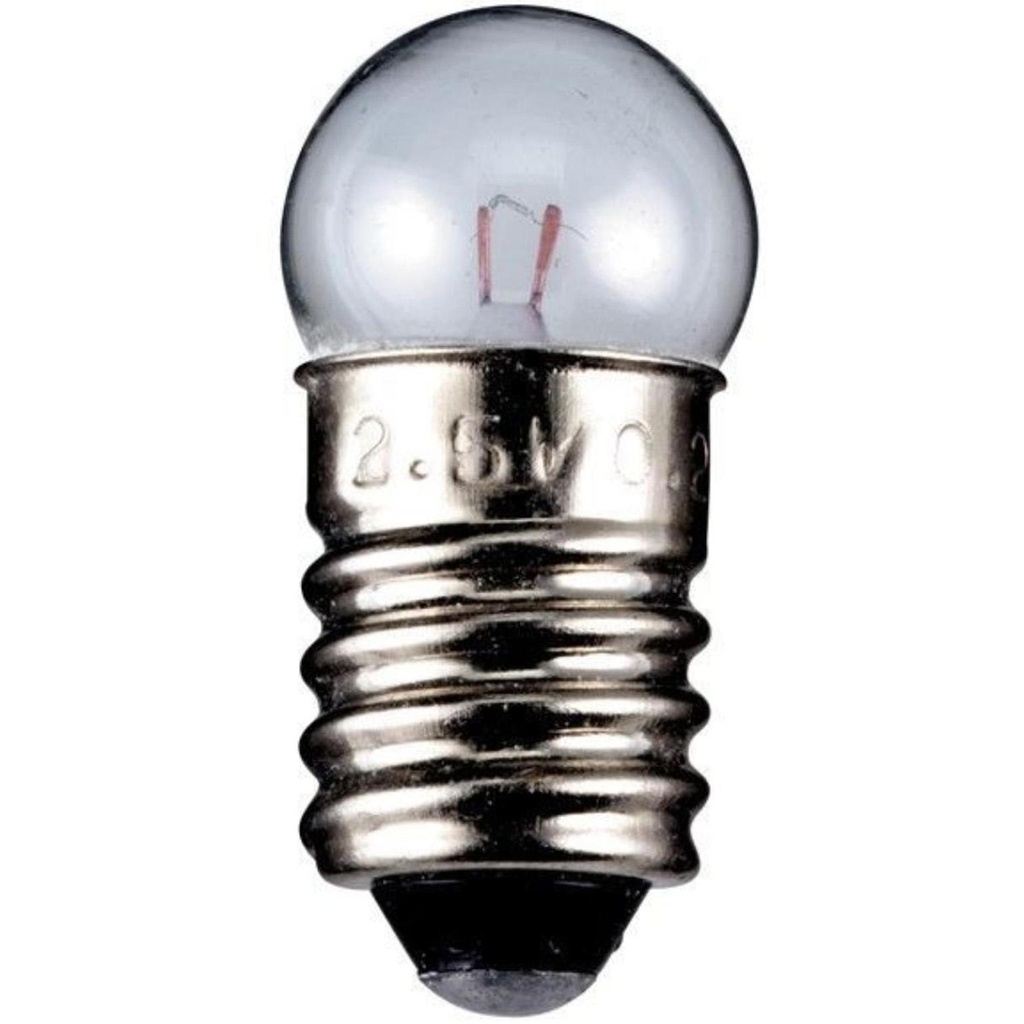 Lamp E10 6V / 0.5W (Small bulb d.11.5mm)