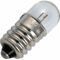 Lamp E10 12V / 2W (Small long bulb)