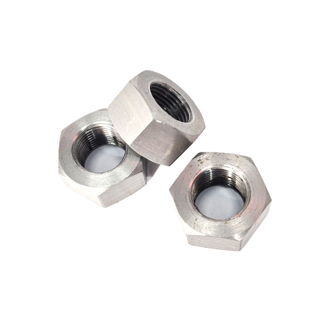 Dikke (eind)moer M12x1.0, achterwiel PF50