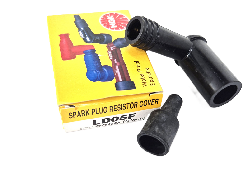 Bougiedop NGK LD05F-R (zwart)
