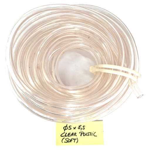 [301BY-KD0032] Benzineleiding CLEAR 5 x 8.5mm