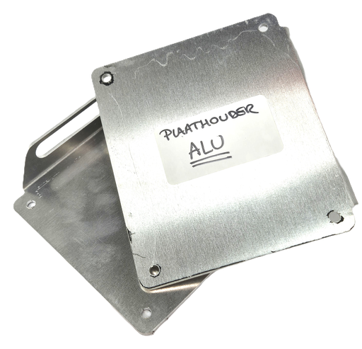 Nummerplaathouder ALU (L/R), blanco