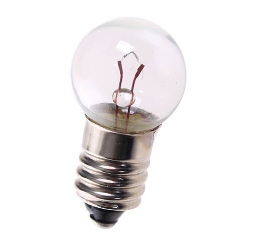 [301BY-KD0073] Lamp E10 6V / 7.5W (Big bulb d.14mm)