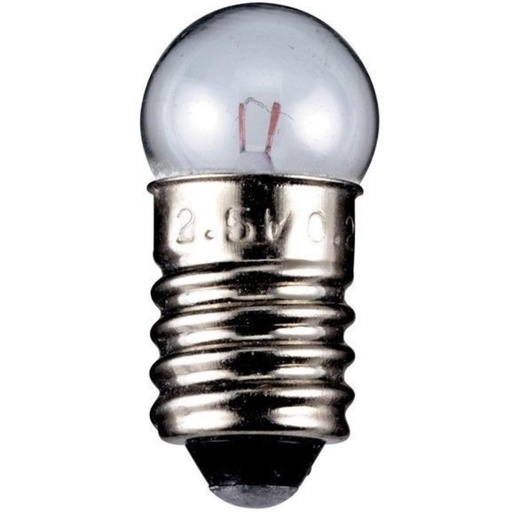 [301BY-KD0068] Lamp E10 6V / 0.5W (Small bulb d.11.5mm)