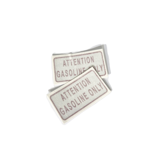 [201HD-KD0063] HONDA Toptank GASOLINE ONLY sticker