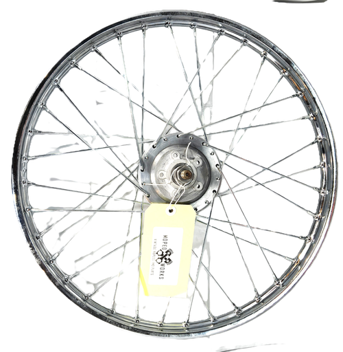 [201HD-A0016] Achterwiel PF50 - Gelagerd/Geharde as/ Nieuwe D.I.D. velg / Nieuw gespaakt