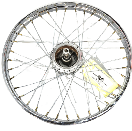 [201HD-KD0166] Voorwiel PF50 - Nieuwe D.I.D. velg & nieuw gespaakt